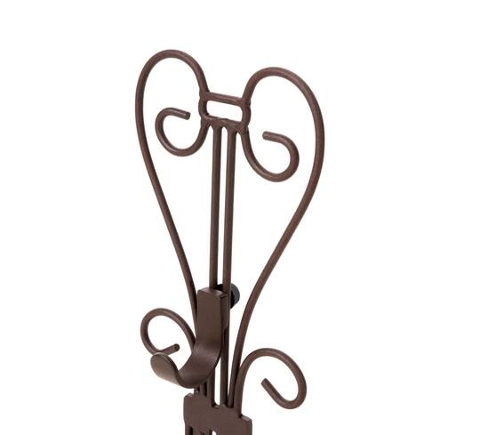 Village Lighting Elegant Adjustable Fireplace Mantle Wreath Hanger